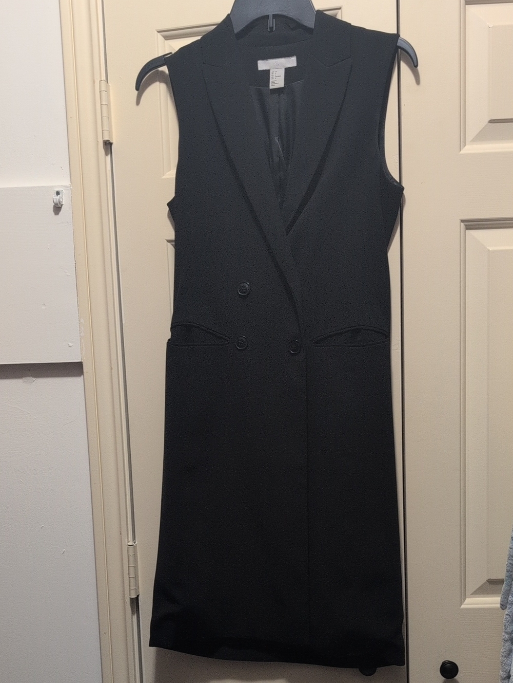 Black H&M Double Button Blazer Dress
